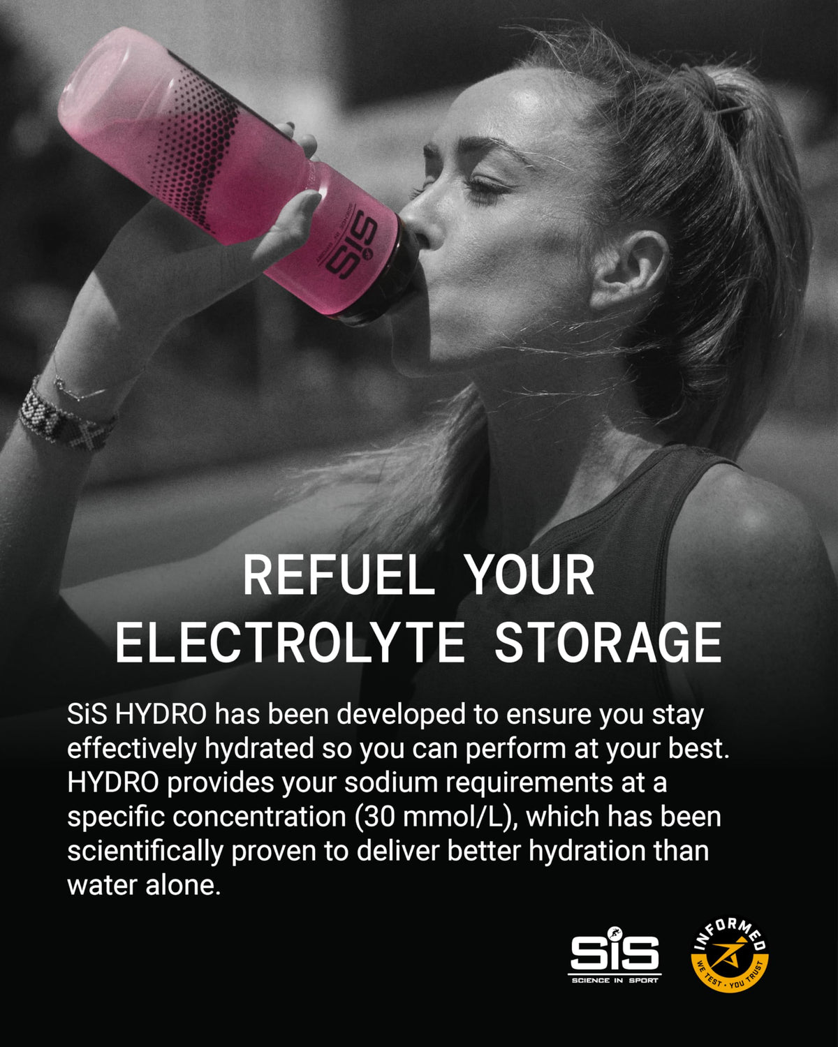 Science in Sport Hydro Electrolyte Tablets, Berry, 20 Tablets