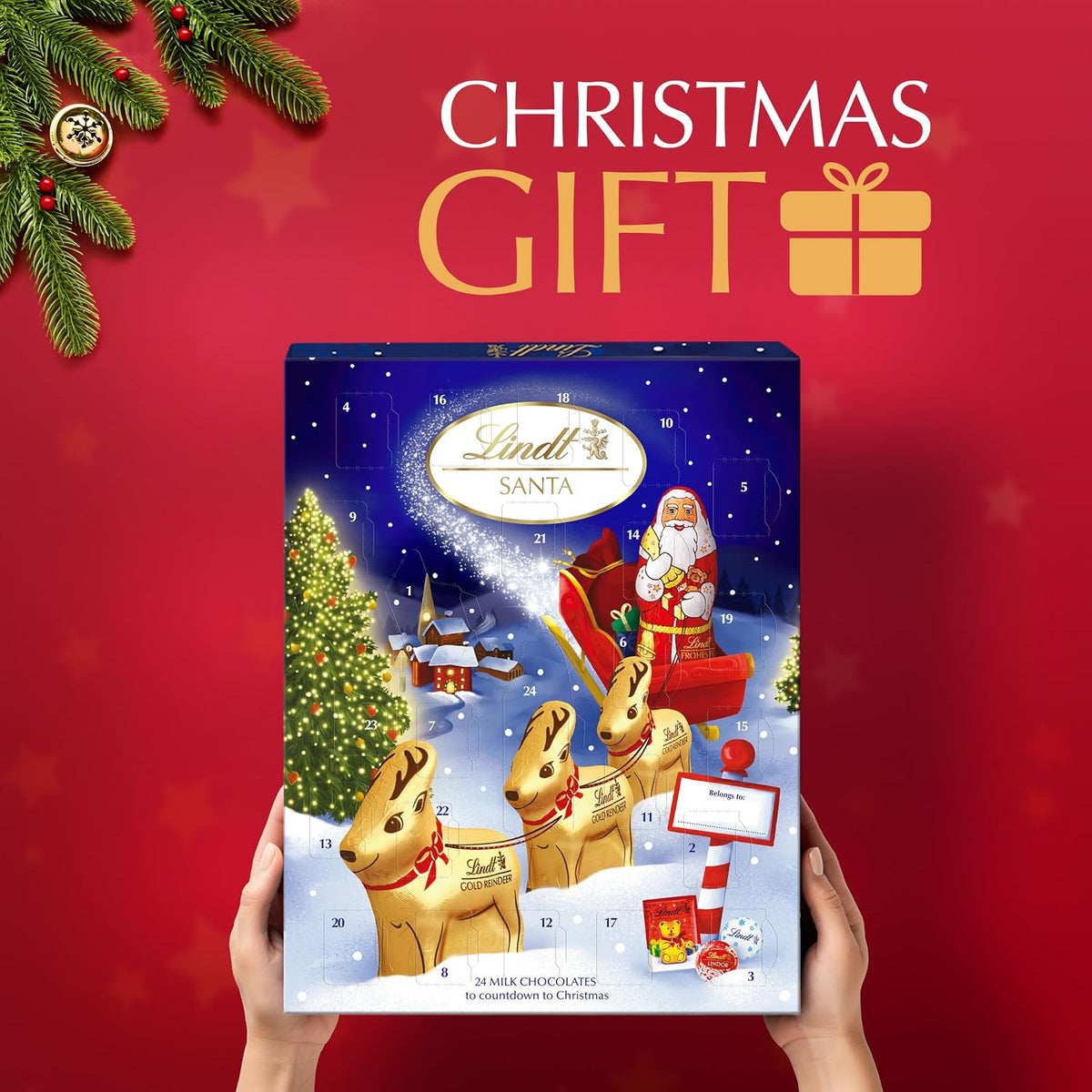 Lindt Milk Chocolate Advent Calendar 2026 160g