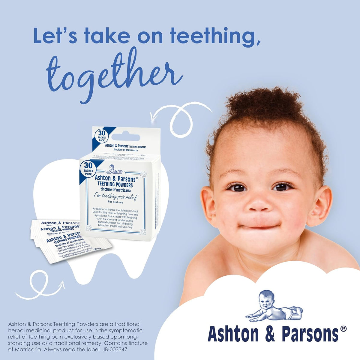 Ashton & Parsons Teething Powders, Pack of 30