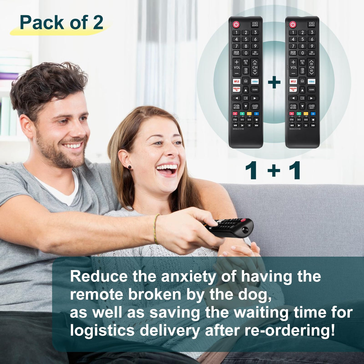 Universal-for-Samsung-Smart-TV-Remote, for Samsung Curved Qled Frame 4K TV