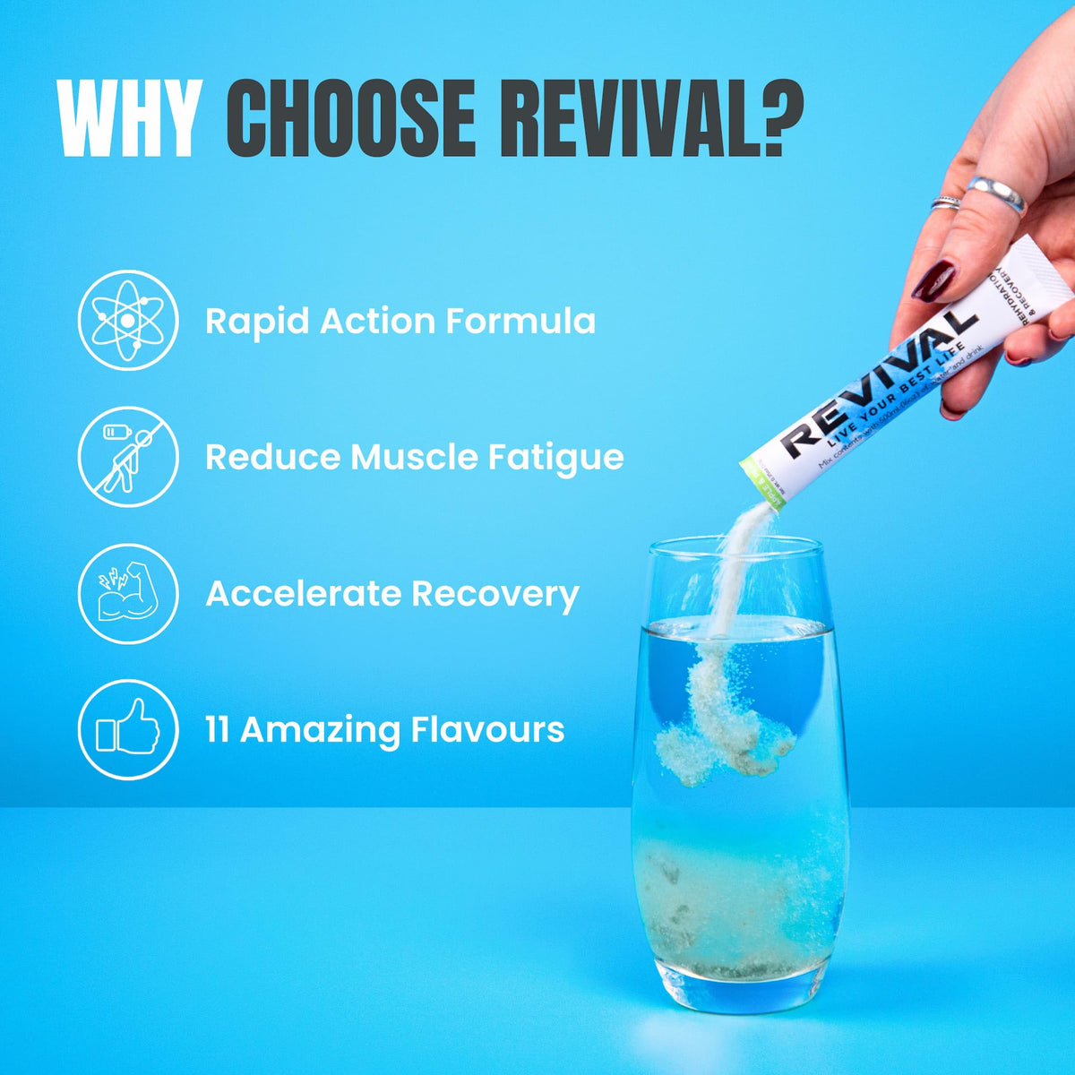 Revival Rapid Rehydration Electrolytes Powder