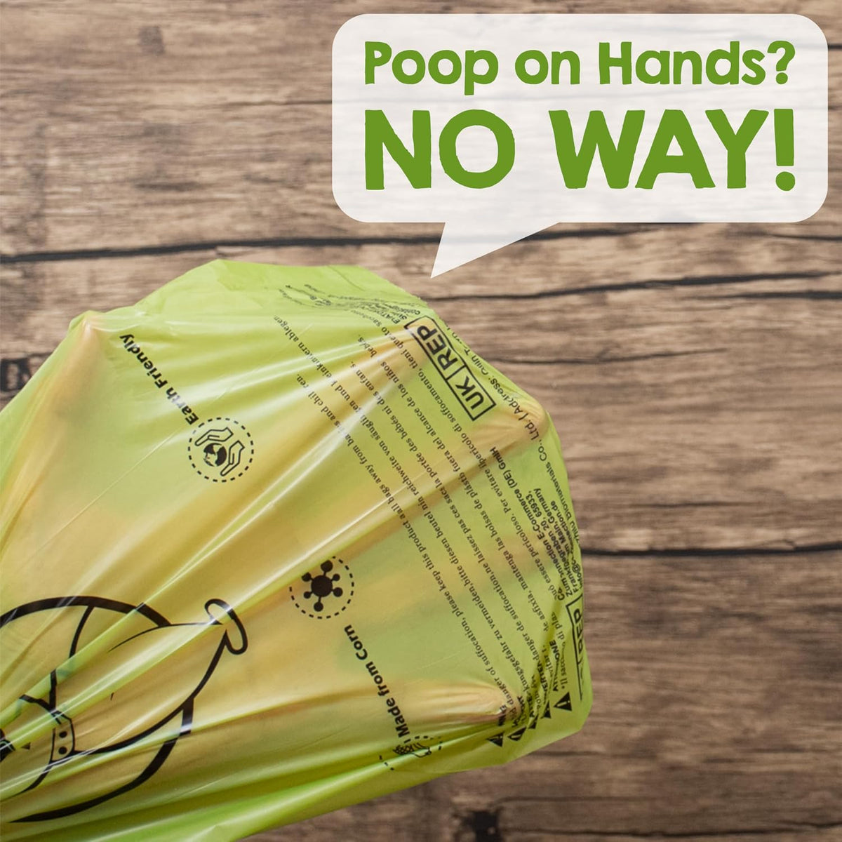Dog Poo Bags, 360 Pet Poop Bags, Extra Thick and Strong 100% Leak-Proof Biodegradable Waste Bags