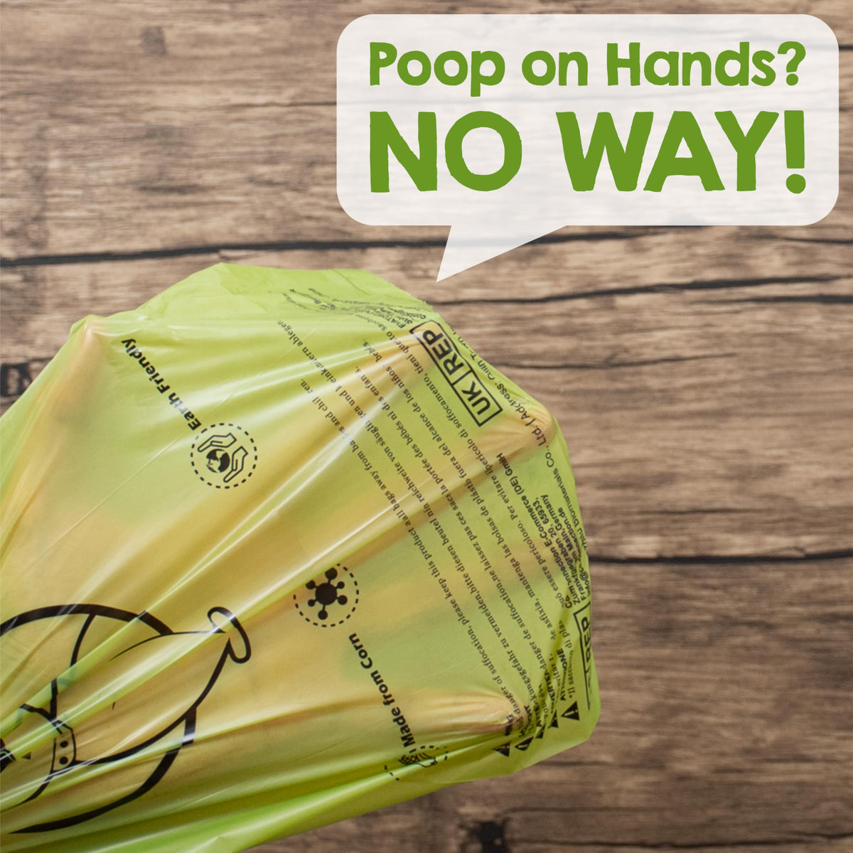 Dog Poo Bags, 360 Pet Poop Bags, Extra Thick and Strong 100% Leak-Proof Biodegradable Waste Bags