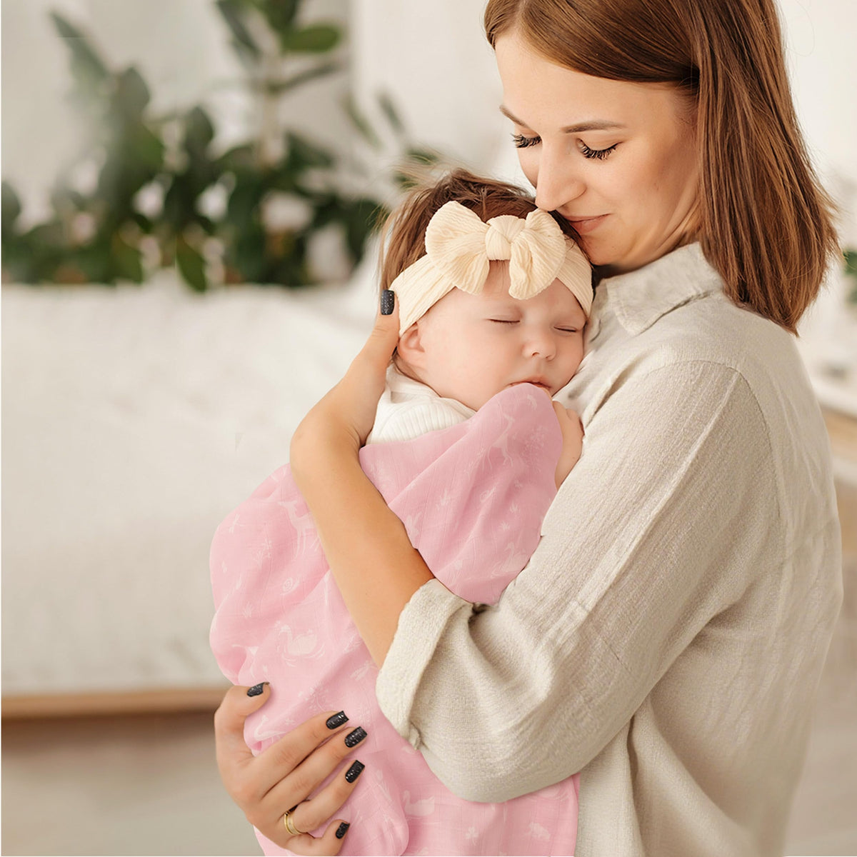 GLLQUEN BABY Muslin Squares Cloth for Baby 6pack 70cm x 70cm