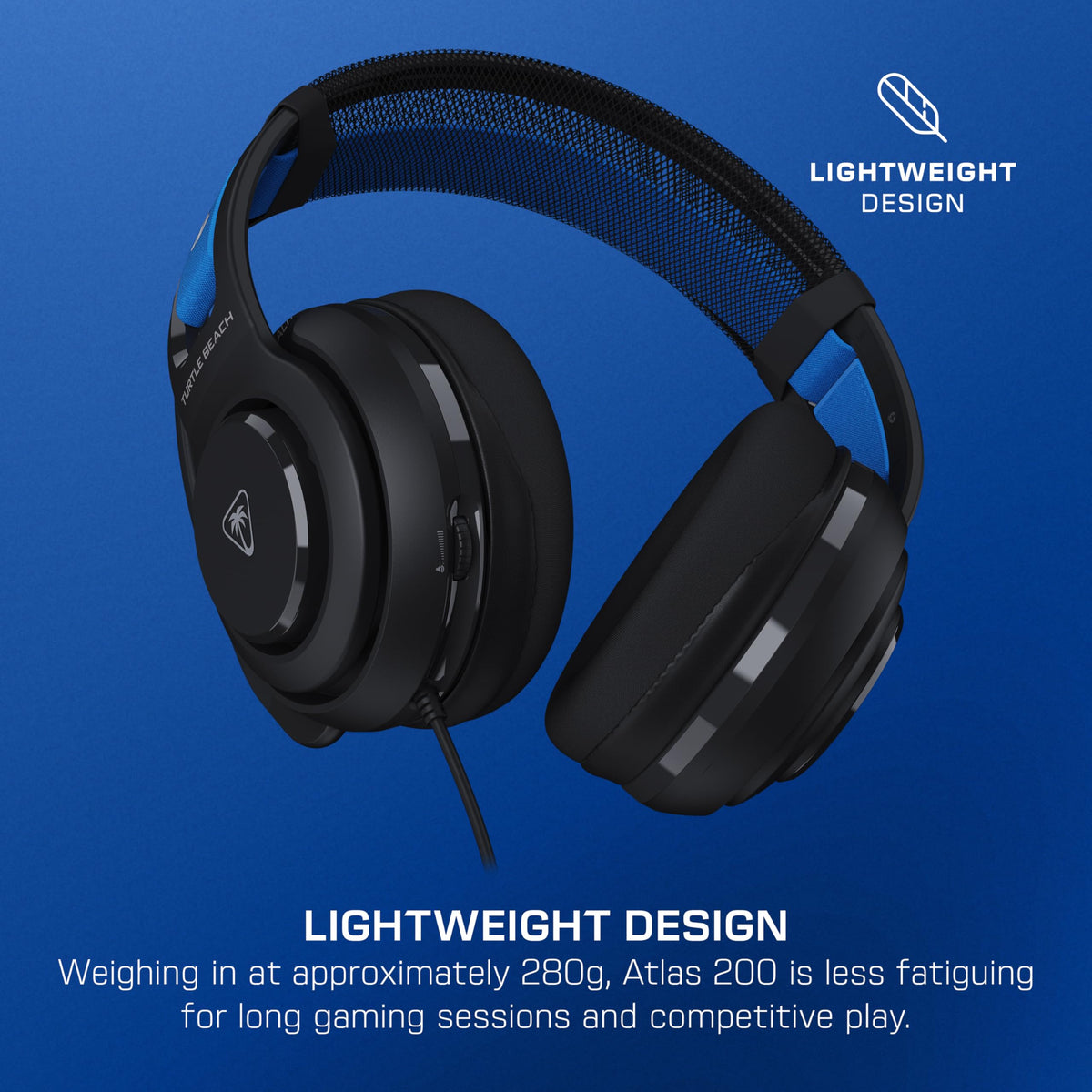 Turtle Beach Atlas 200 Wired Multiplatform Gaming Headset for PS5, PS4, PC