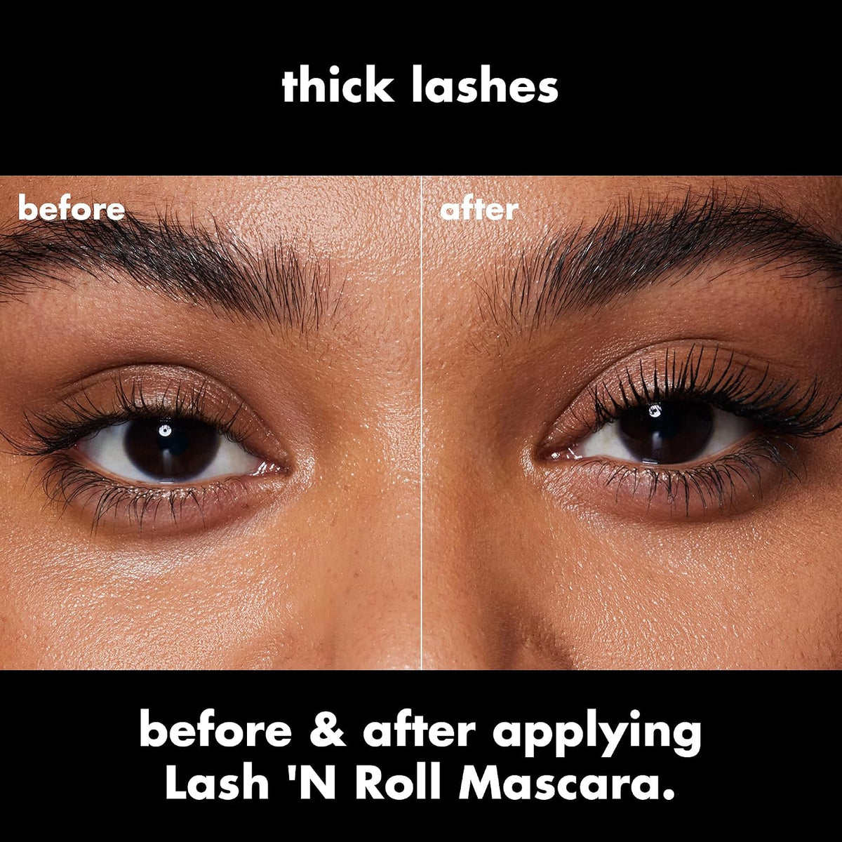 e.l.f. Lash 'N Roll Mascara, Curling Mascara For Visibly Lifted Lashes, Lifts & Separates Lashes. Long-Lasting Formula, Vegan & Cruelty-Free, Black