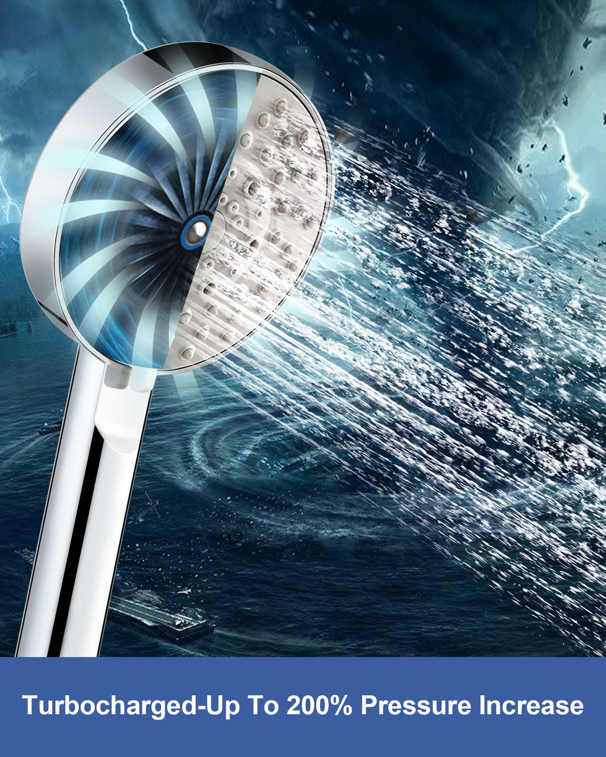 Magichome Shower Head, High Pressure Shower Head with 5 Spray Modes