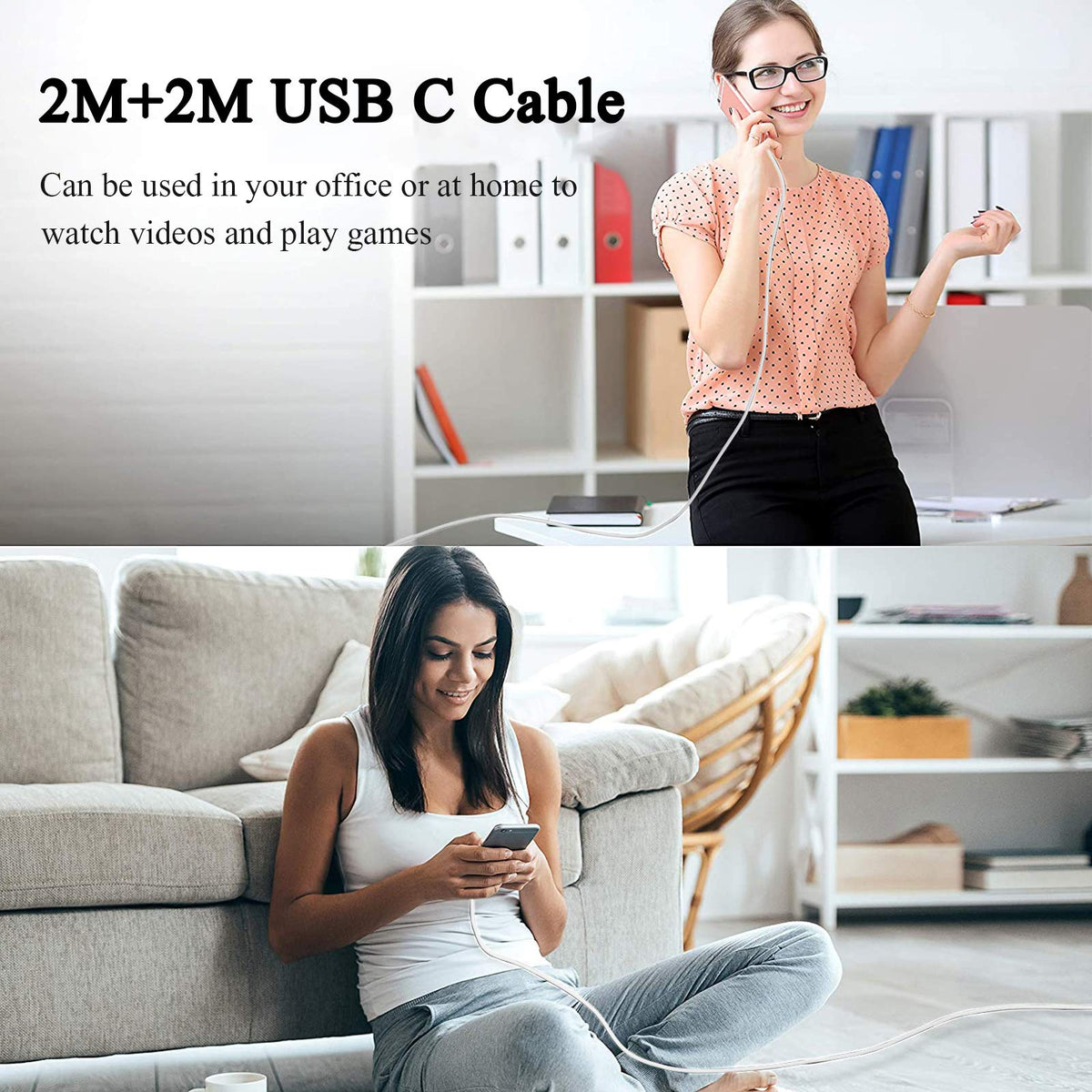Aioneus iPhone Charger Cable 2M, iPhone Charging Cable MFi Certified Lightning Cable Fast Charging iphone Cable Lead Nylon Lightning to USB Cable for iPhone 14 13 12 11 Pro Max XS XR X 8 7 6 Plus 5 SE