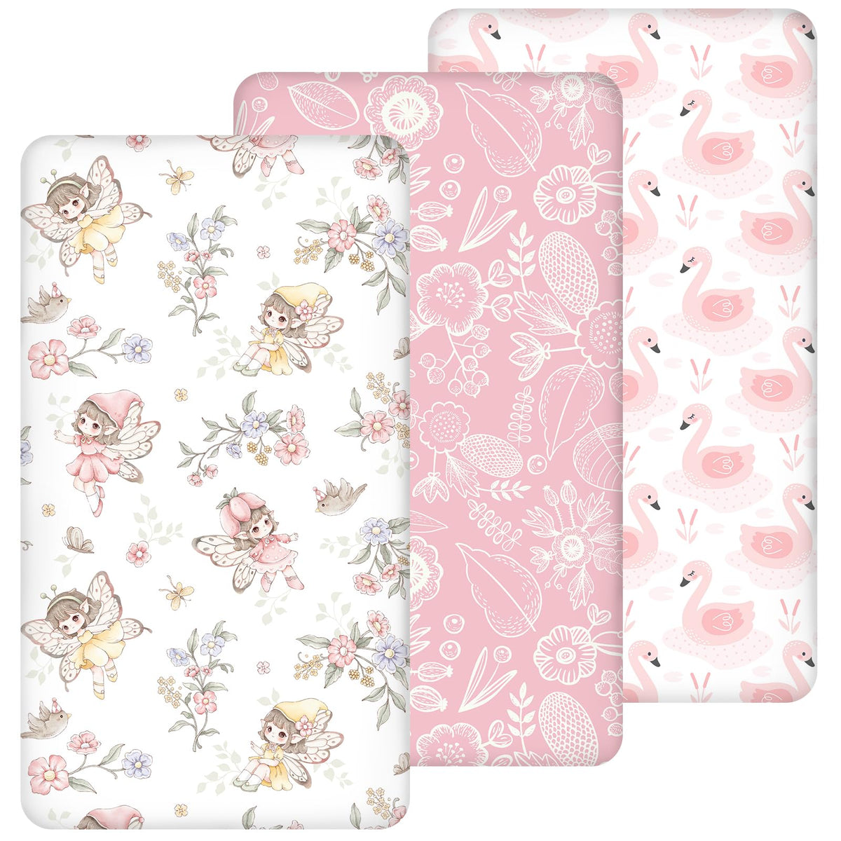 Cot Bed Sheets 120x60 cm Fitted for Baby and Toddler