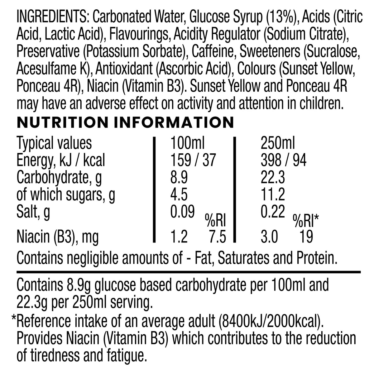 Lucozade Energy Cherry 500ml (Pack of 12)