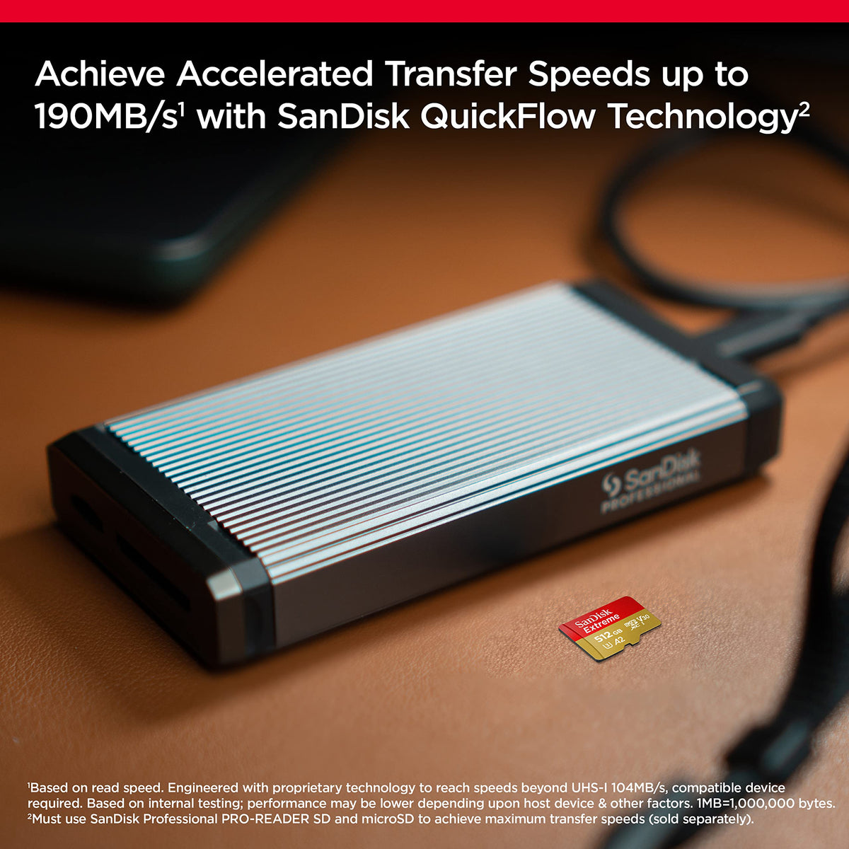 SANDISK Extreme microSD Card + Adapter 128GB, Up to 190MB/s Read Speeds