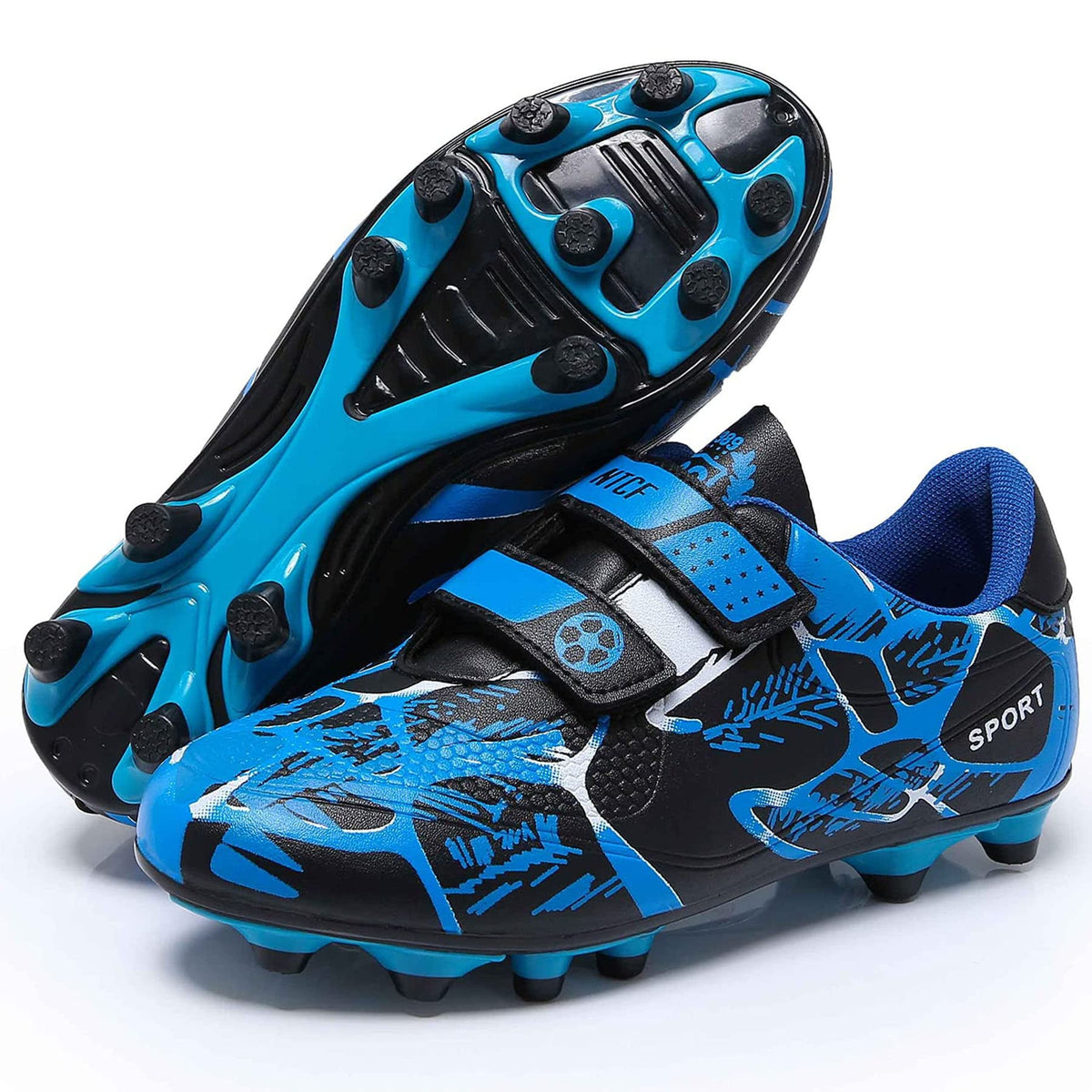 Boys Football Boots Shoes Kids Girls FG/AG Soccer Athletics Sport Shoes Training Shoes Running Shoes Teenager Indoor Outdoor Football Shoes Sneakers for Unisex