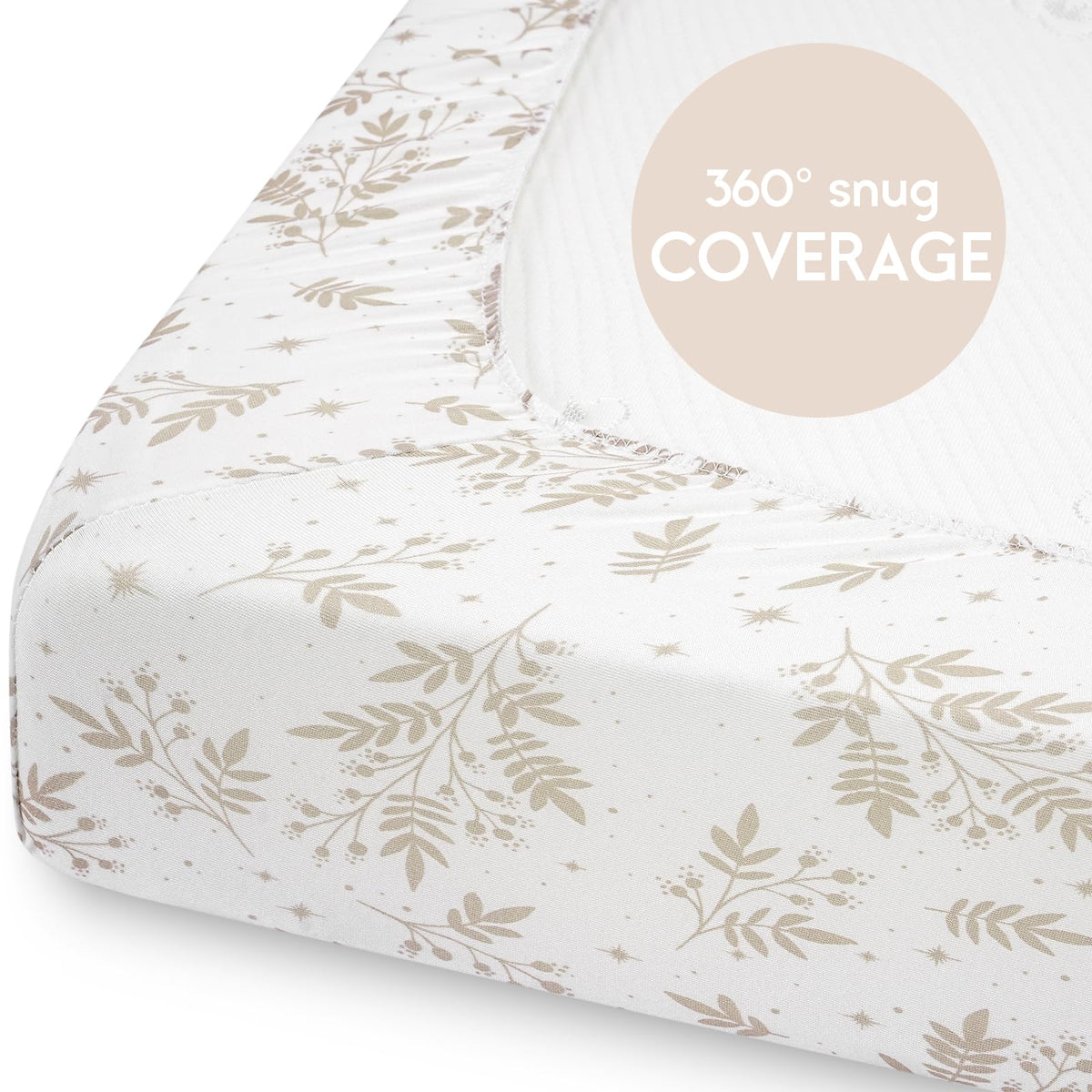 Yoofoss Moses Basket Sheets 41 x 84 cm, Fitted Soft & Breathable Microfiber Pram Sheet for Newborn Baby Boy and Girl, Crib Bassinet Mattress Protector Snuzpod Bedside 2 Pack