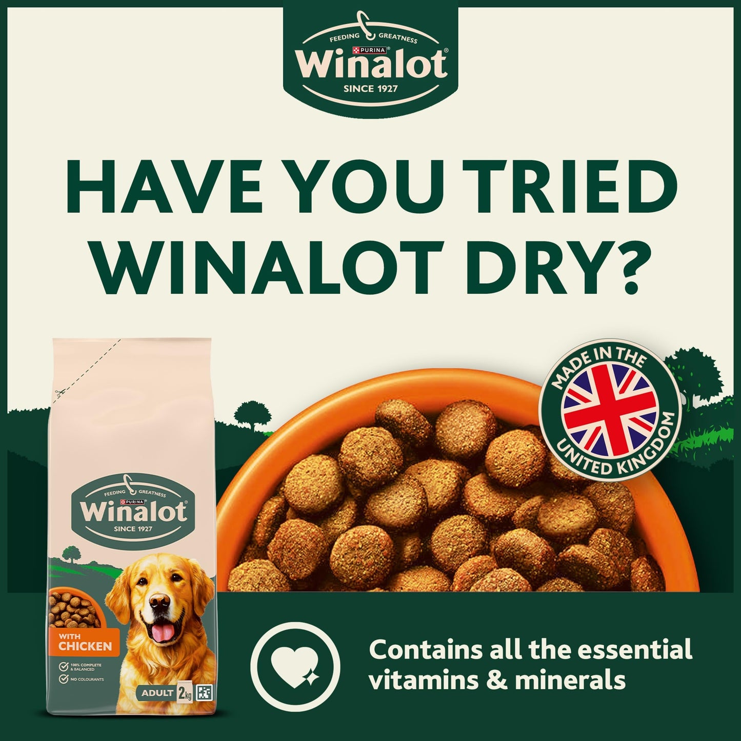 WINALOT Sunday Dinner Mixed in Gravy Wet Dog Food Pouches 40x100g