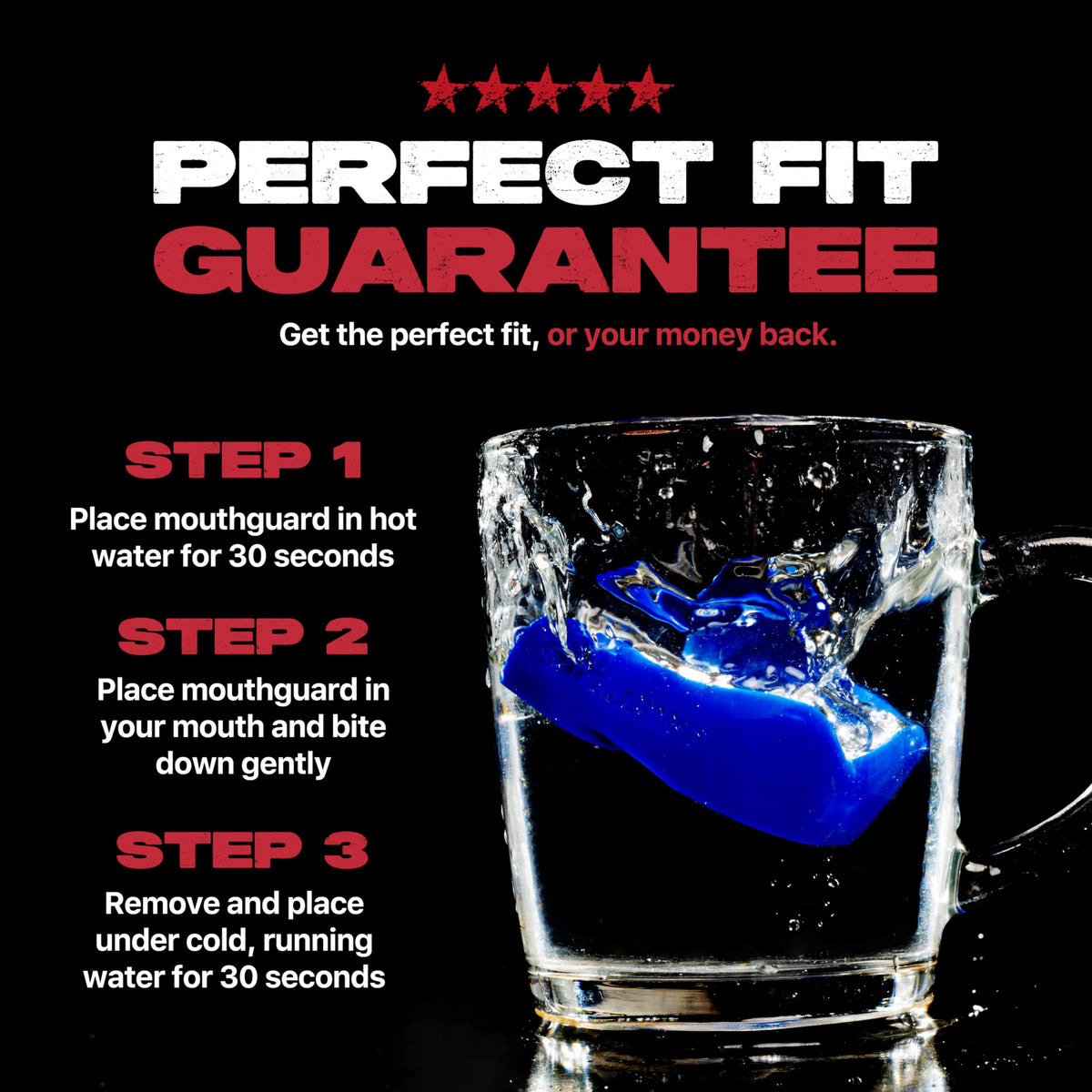SAFEJAWZ Mouth Guard, Slim Fit Gum Shield for Adult & Junior with Case