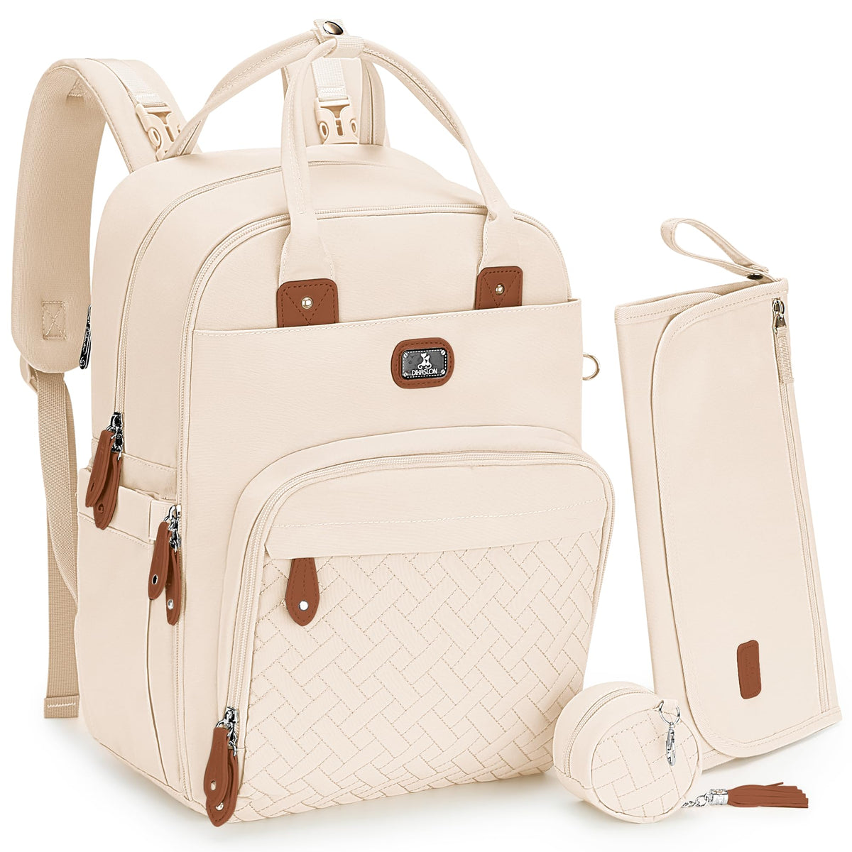 Dikaslon Baby Changing Bags Backpack, Large Baby Bag, 19 Pockets, Outdoors