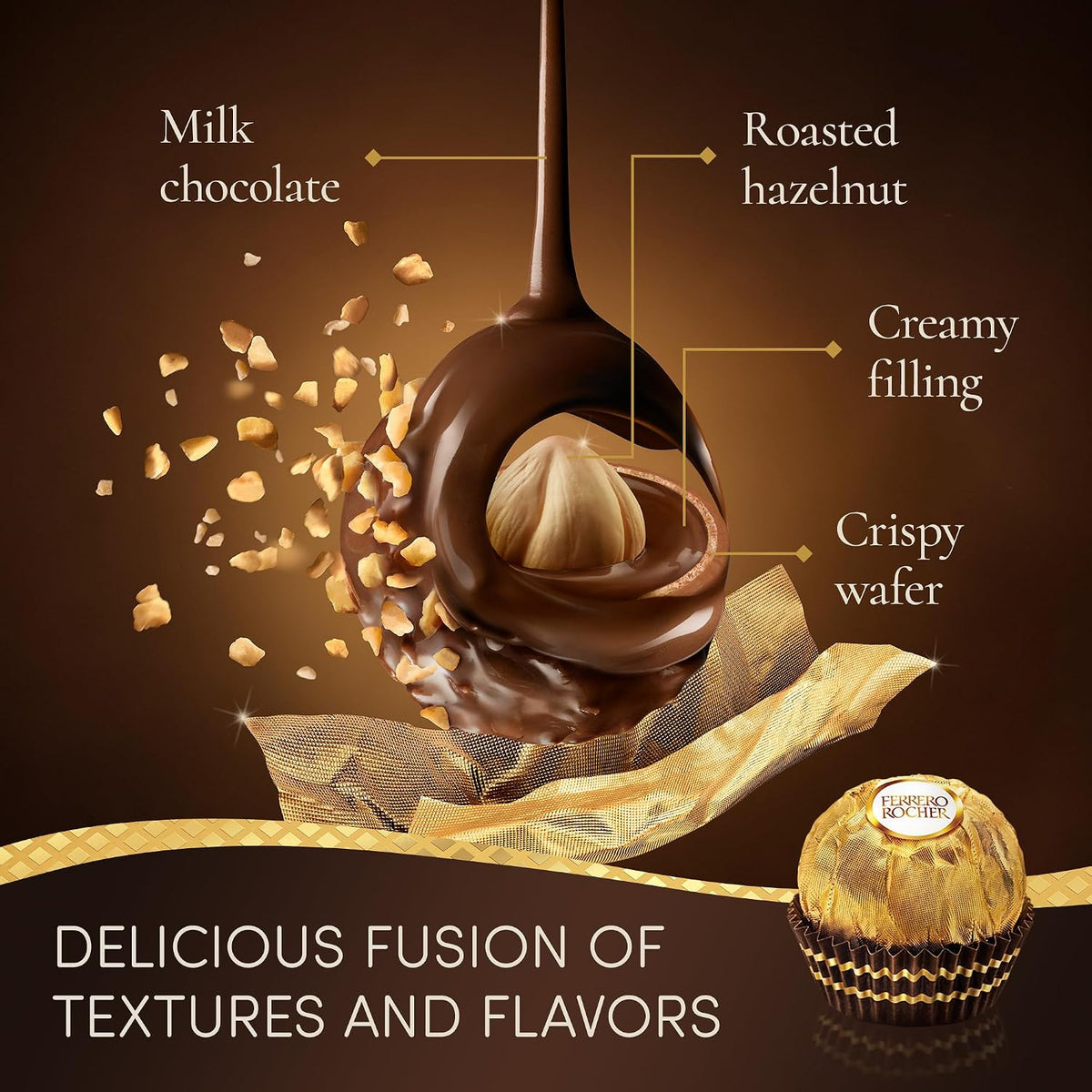 Ferrero Rocher Christmas Chocolate Box, 24 Chocolates, 300g