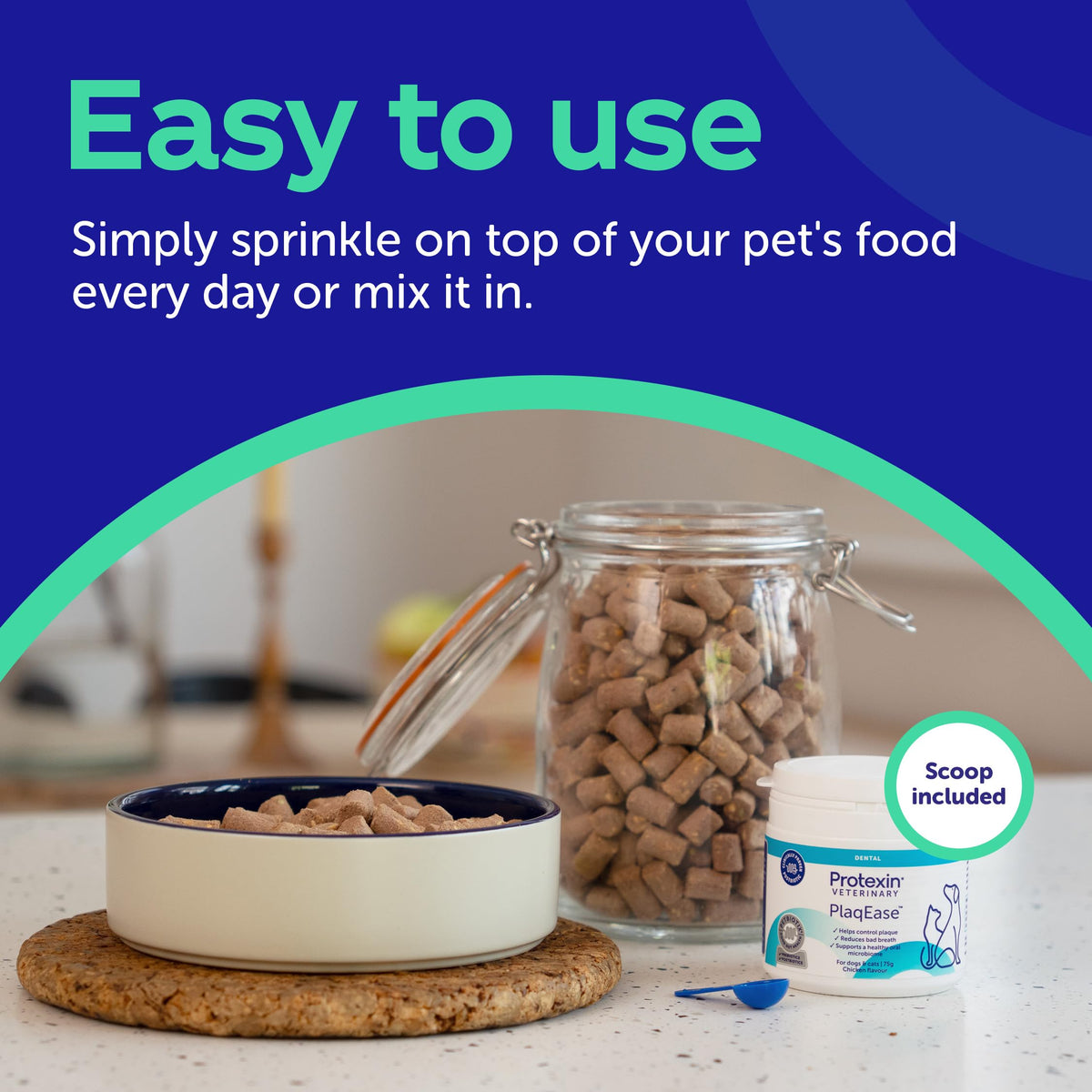 Protexin Pro-Fibre for Dogs, High-Fibre Digestive Supplement with Prebiotics & Postbiotics, Fibre for Dogs to Support Gut Health, Immune , Anal Glands & Stool Support, Protexin Dog Supplement, 500g