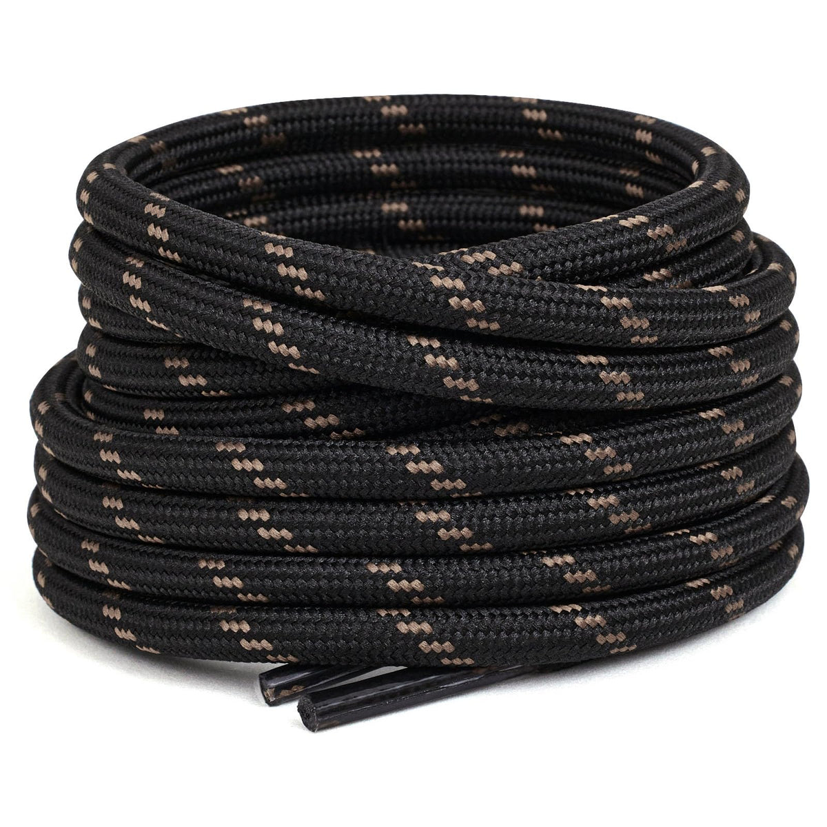 Stepace 2 Pairs Round Heavy Duty Boot Laces for Hiking and Work Boots