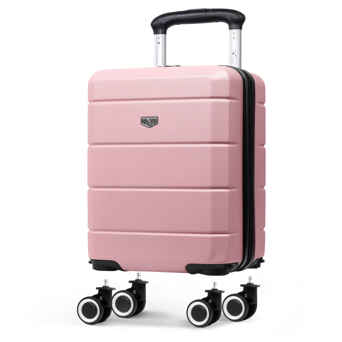 LUGG Jetset 40cm Suitcase 40x30x20cm, Ryanair Compatible Underseat Size, Hard Shell ABS, Spinner with Removable Wheels, Lightweight Travel Luggage, 1 Year Warranty