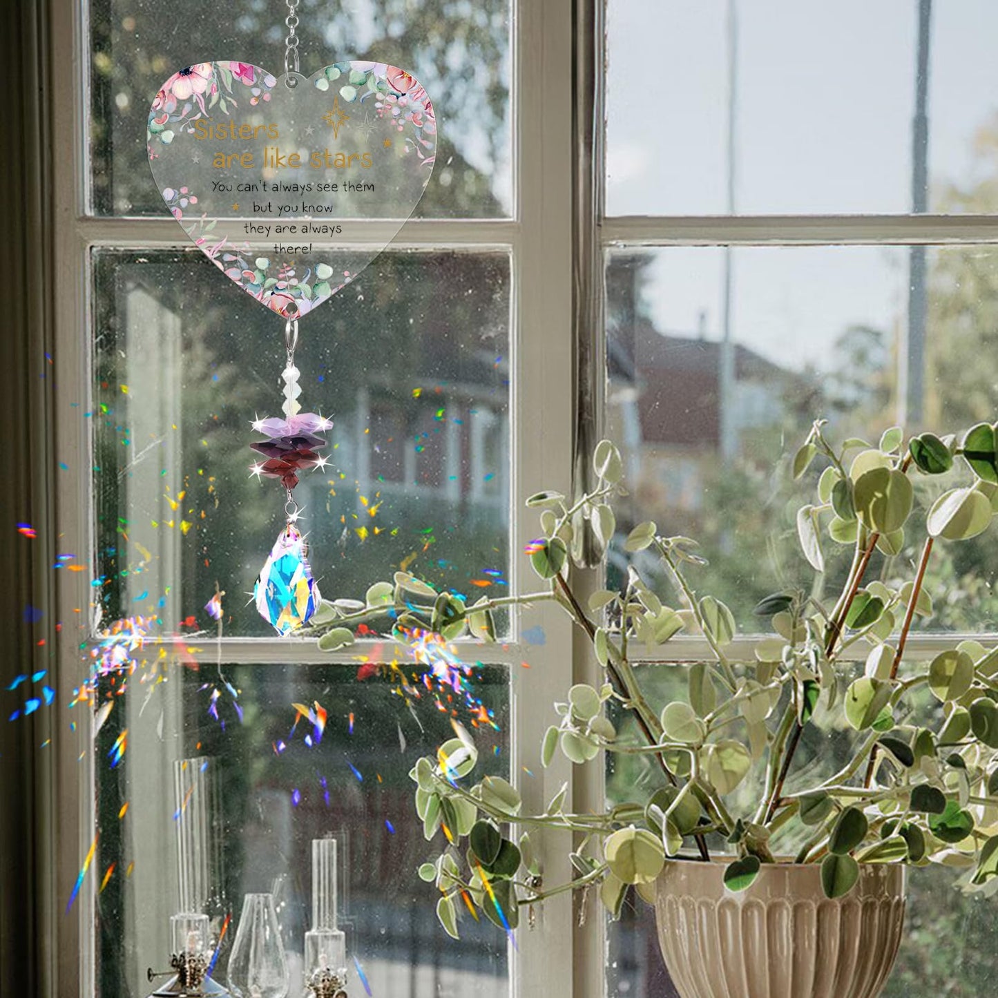 Gifts For Mum, Crystal Suncatcher, Mum Birthday Gifts From Daughters & Sons, Mothers Day For Gifts, Presents For Mummy On Christmas, Valentine's Day, Mother's Day