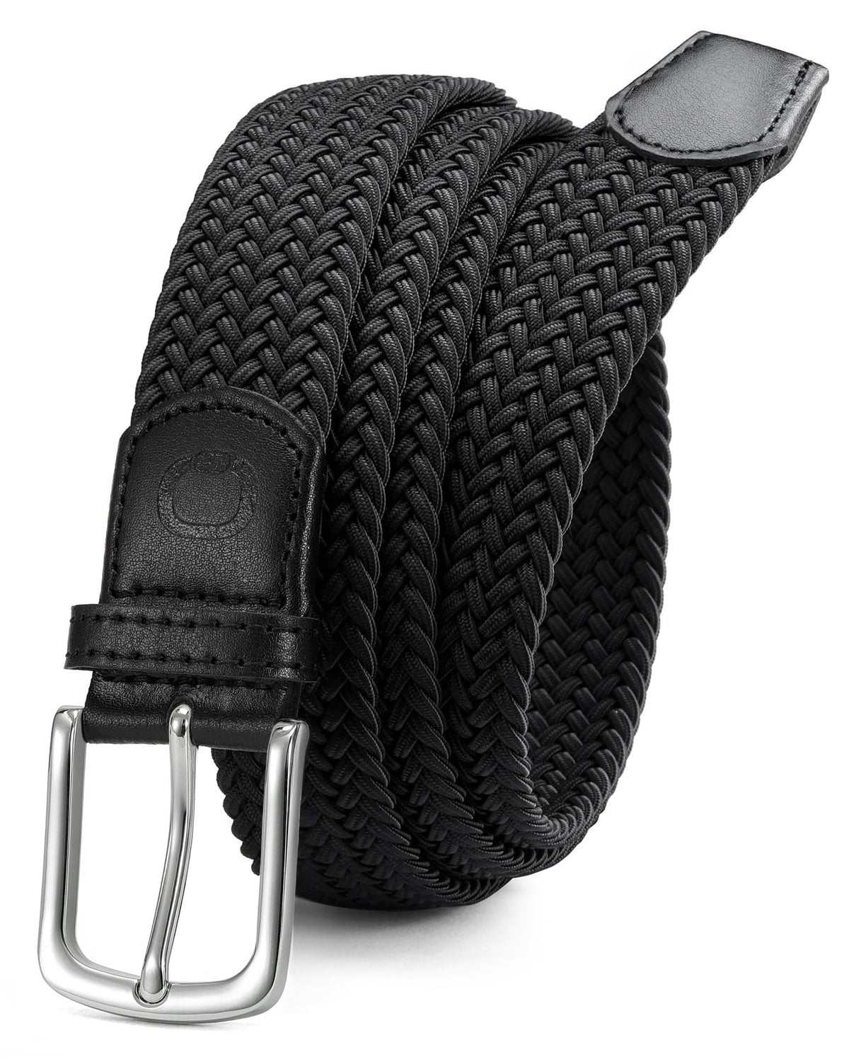 CHAOREN Elastic Belts for Men, Stretch Webbing Belt for Golf & Jeans 1 3/8"