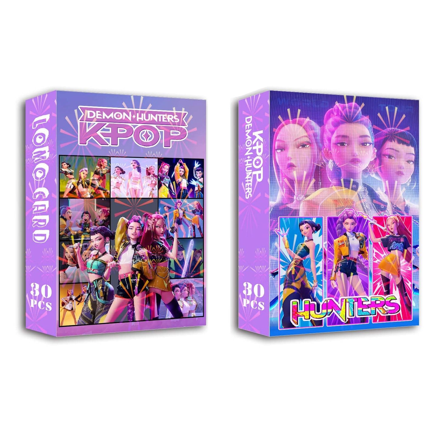 Sanmatic K-Pop Demon LOMO Cards Classic Card Set for Kids Playing for Party Favors and Gift