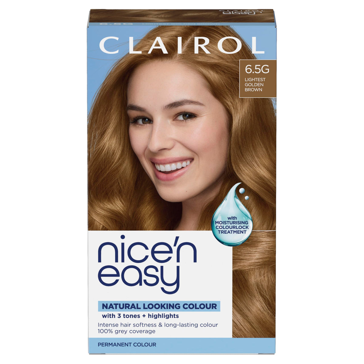 Clairol Nice'n Easy Crème Natural Looking Oil Permanent Hair Dye Infused