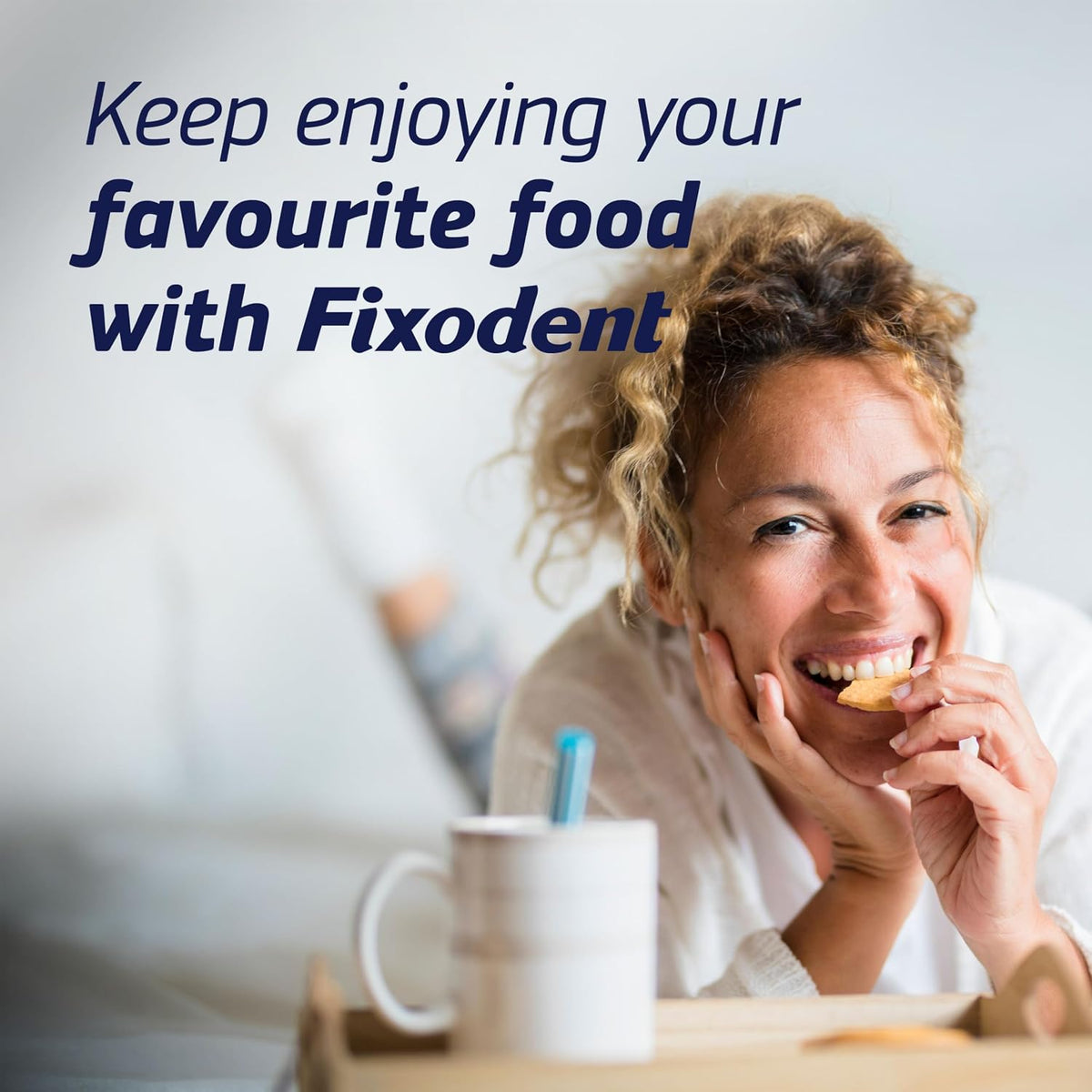 Fixodent Plus Unbeatable Bite Denture Adhesive, Flavour Free 40g