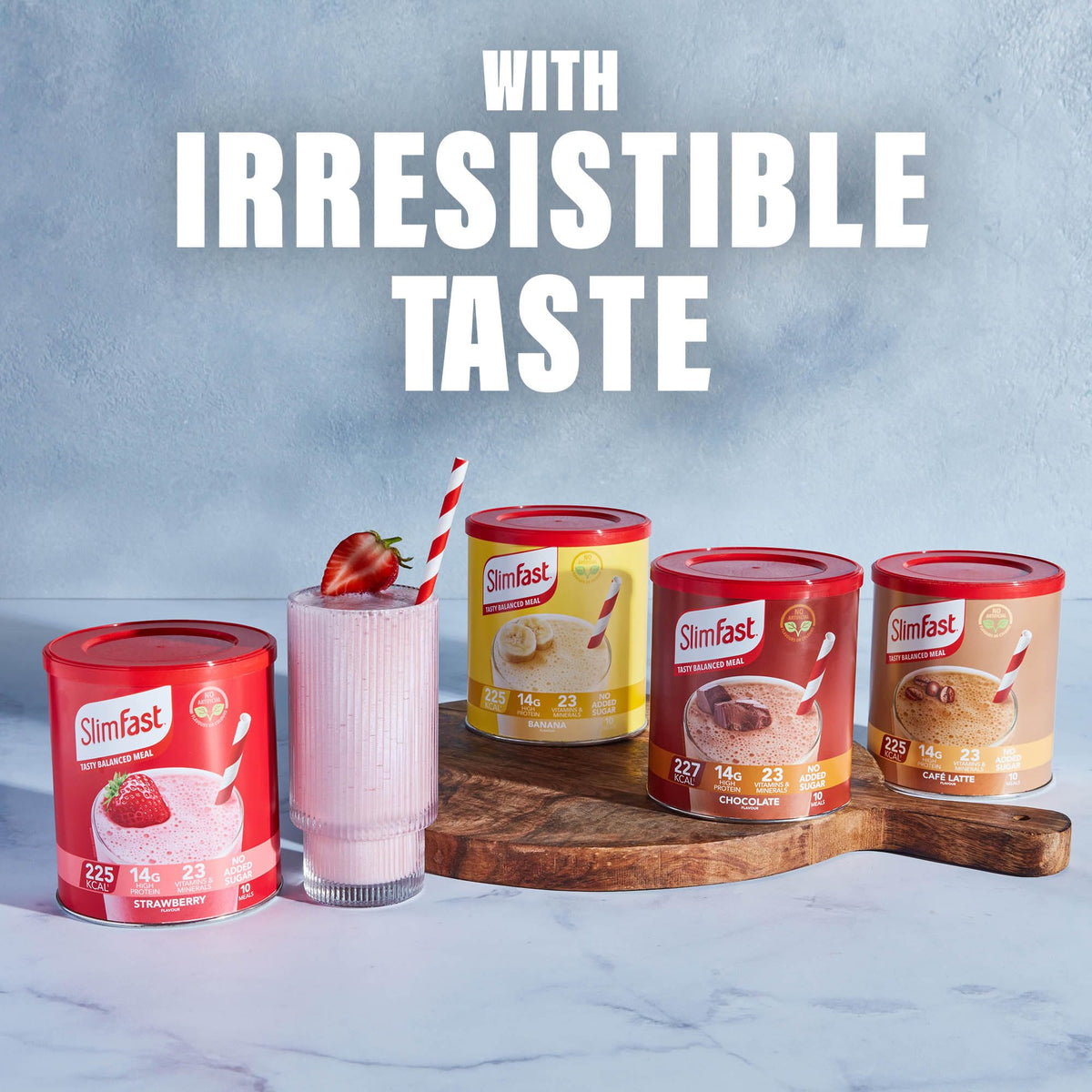 SlimFast • Meal Replacement Powder • Caramelised Biscuit Flavour • 584g