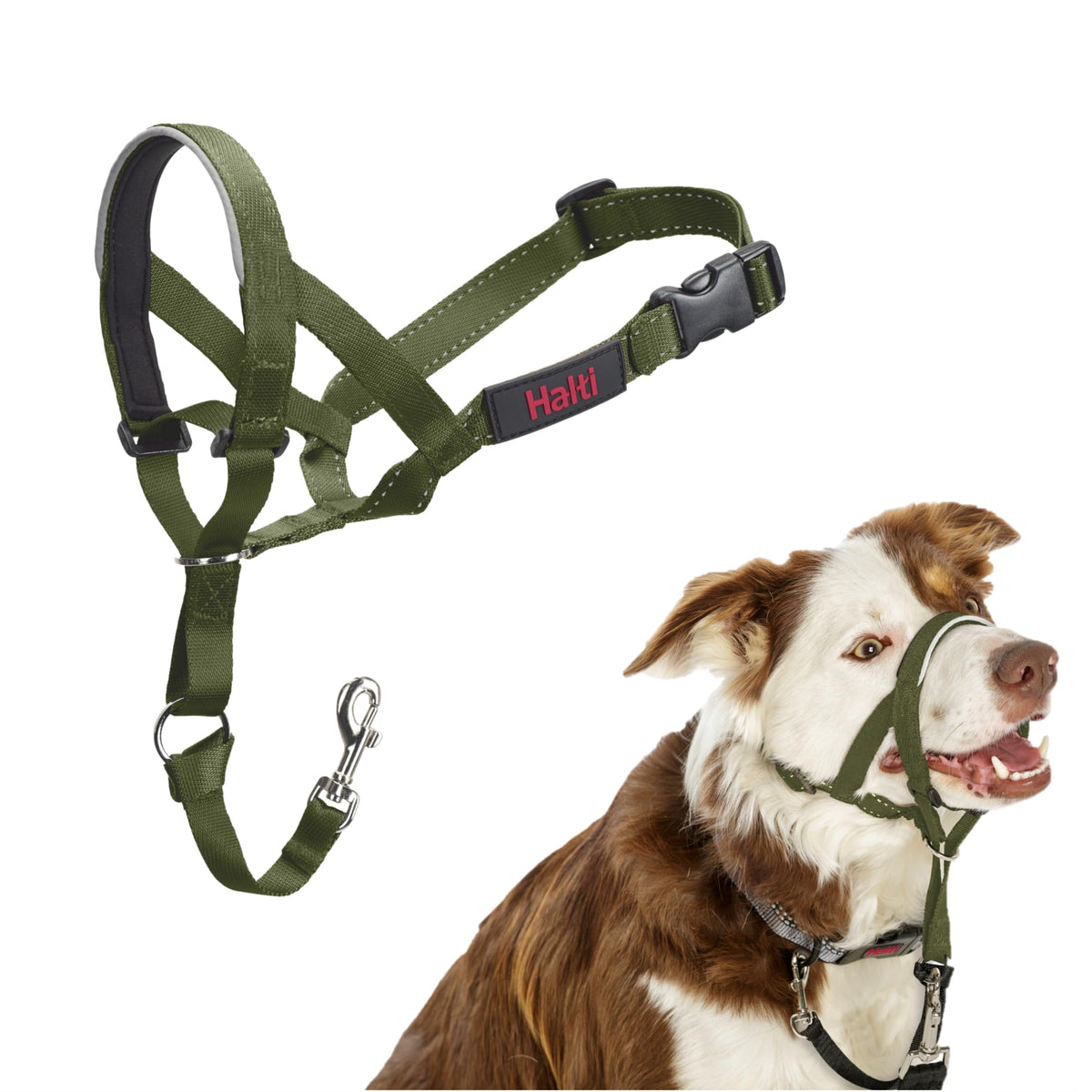 Halti Headcollar for Dogs | Size 3, Black