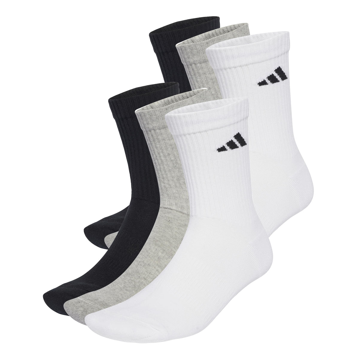 adidas Cushioned Crew Socks 6 Pairs