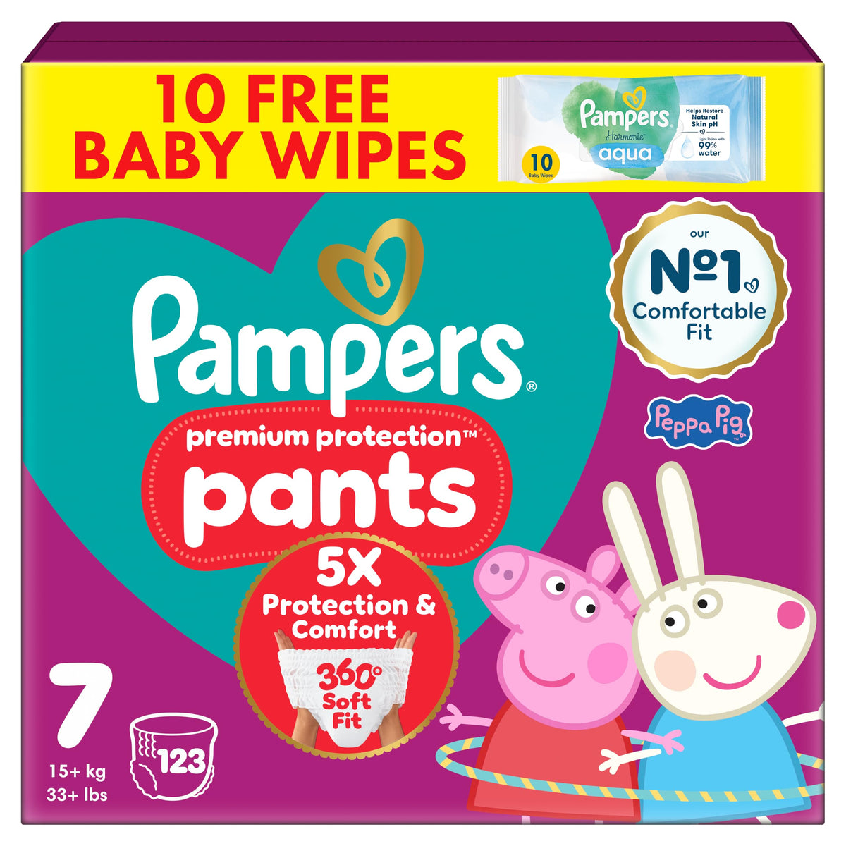 Pampers Premium Protection Nappy Pants Size 5