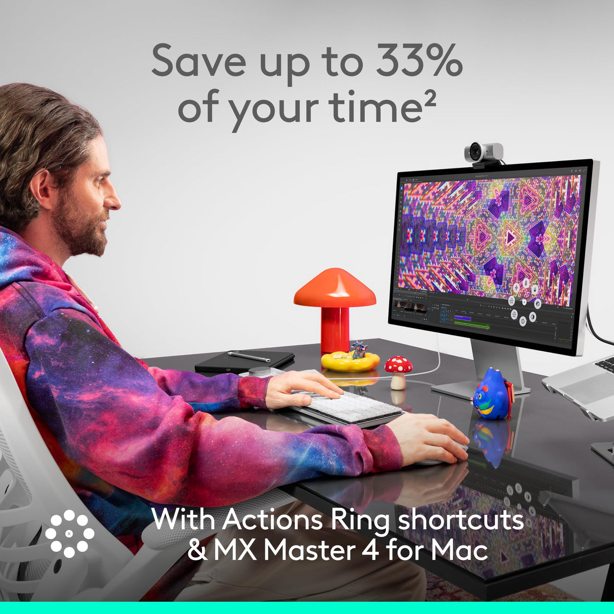 Logitech MX Master 4, Ergonomic Wireless Mouse