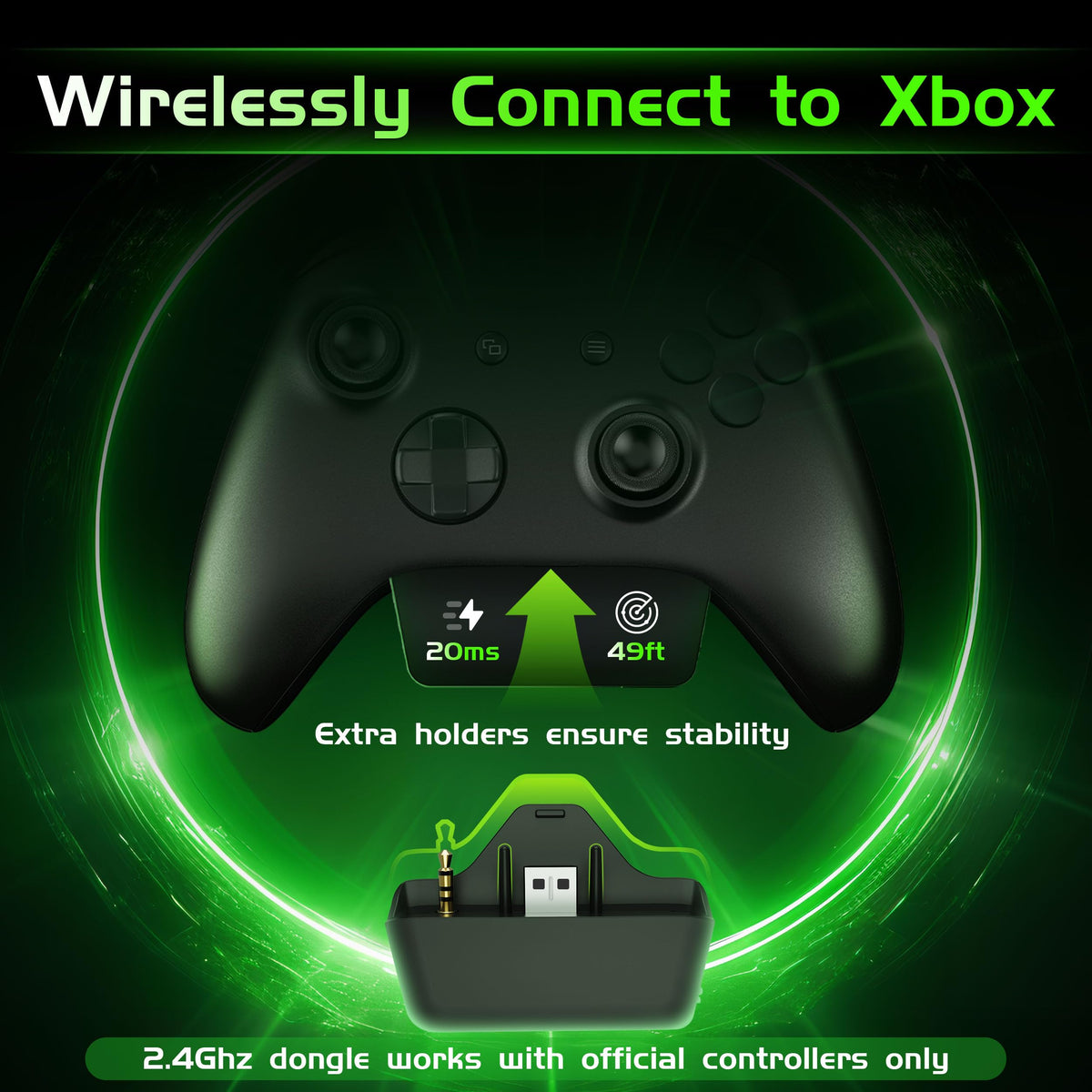 Gvyugke Gaming Headset Wireless for Xbox Series X|S, Xbox One, PS5, PC, Mac