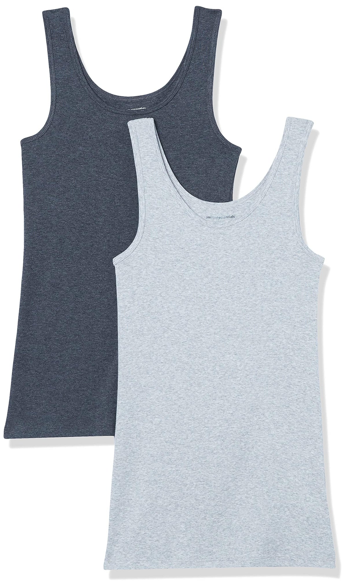 Amazon Essentials Women's Slim-Fit Vest, Pack of 2