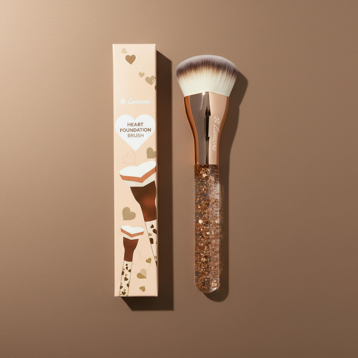 Make Up Brush Foundation Kabuki Flat Top, Perfect For Blending Liquid Cream