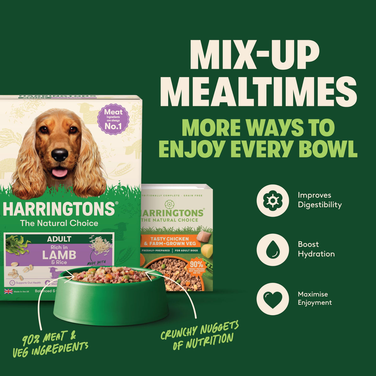 Harringtons Complete Dry Adult Dog Food Lamb & Rice 15kg