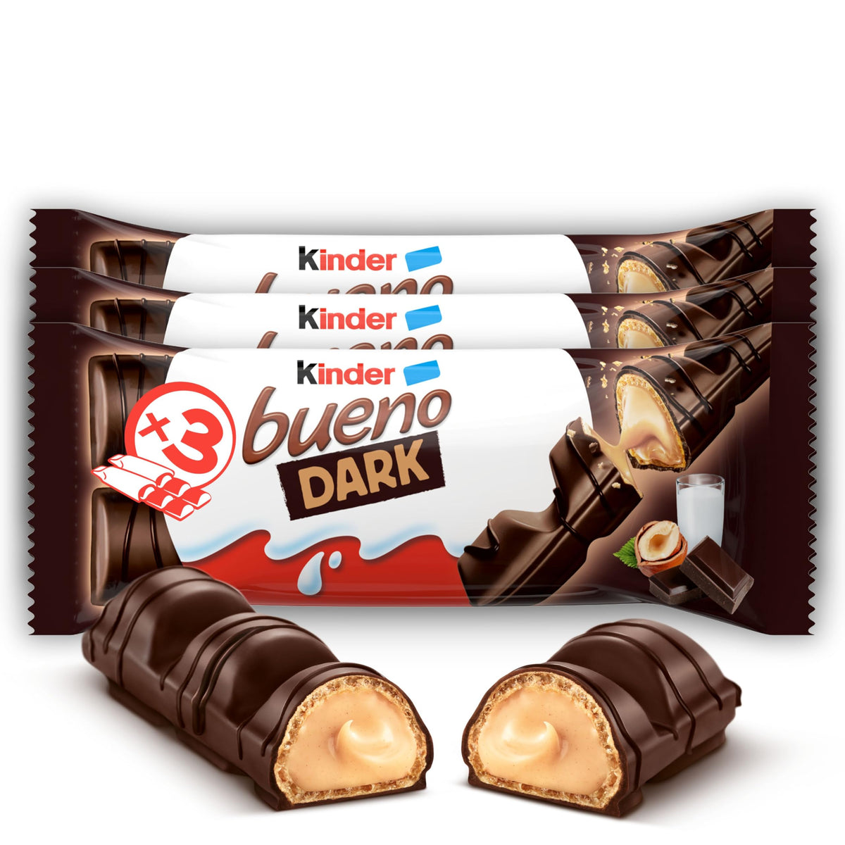 Kinder Bueno Classic Chocolate Bars, Pack of 6