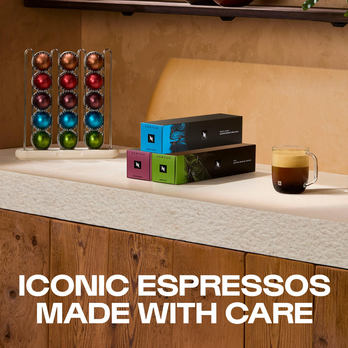 Nespresso Vertuo Coffee Pods, Pack of 30, 10 x Melozio, 10 x Stormio, 10 x Odacio capsules for Nespresso Machines. Make Espressos, Cappuccino and Lattes at home. Recyclable Pods.