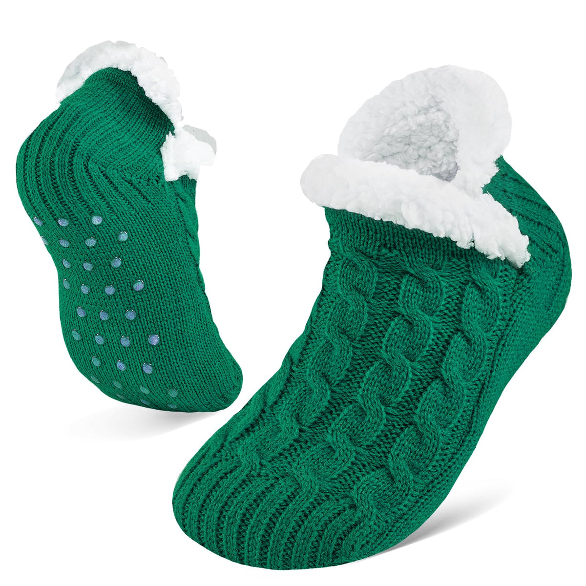 Niorasen Fluffy Slipper Socks Women Men, Winter Gift for Her, UK 4-9