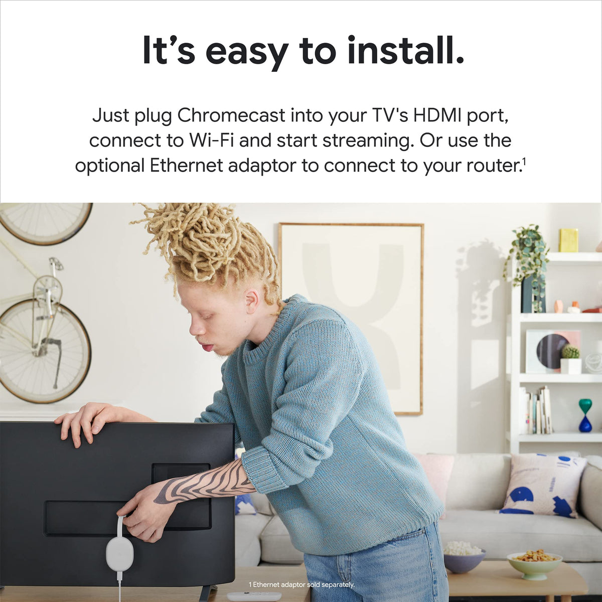 Google TV Streamer (4K) - Fast Streaming Entertainment With Voice Search Remote - Watch Movies, Shows, Live TV and Netflix in 4K HDR - Smart Home Control - 32 GB Storage - Porcelain