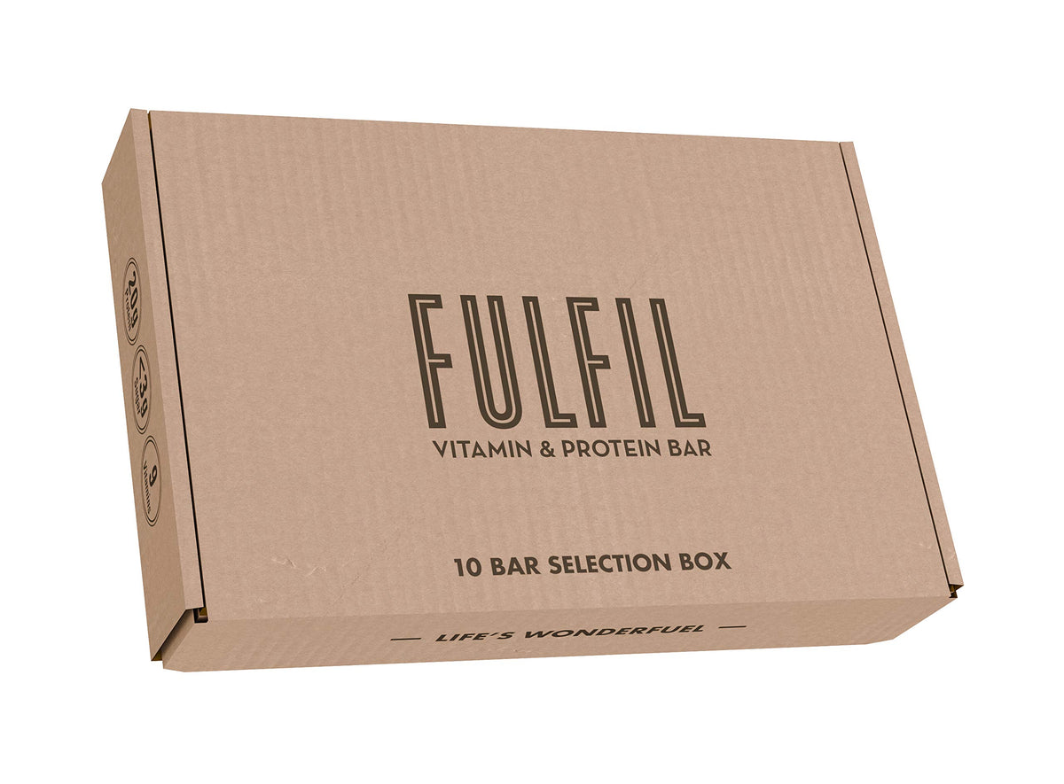 FULFIL Vitamin and Protein Bars, Chocolate Salted Caramel Flavour, 15 x 55g