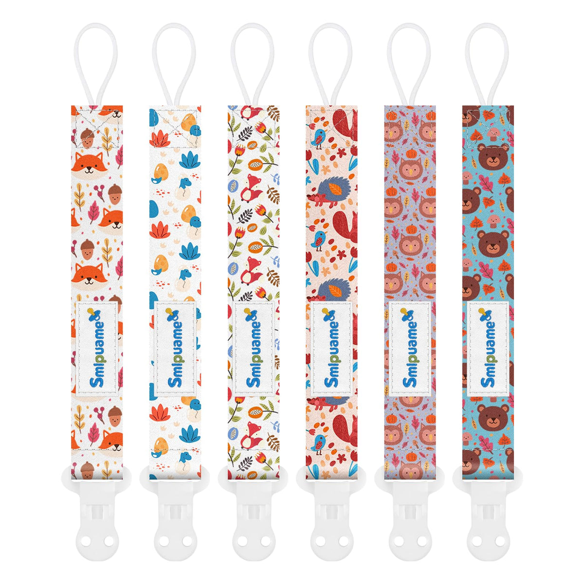 Dummy Clip Boys,8 Pack BPA Free Soother Chain,Pacifier Holder Clips for Teether Toy,Baby Dummy Strap Clip Universal Design Fit All Pacifiers Baby Teething Toys,Newborn Baby Gift