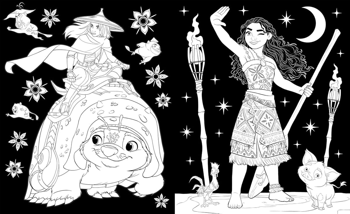 Disney Princess: Epic Colouring: Over 60 pages of creative colouring activities, ideal for ages 4 and up!
