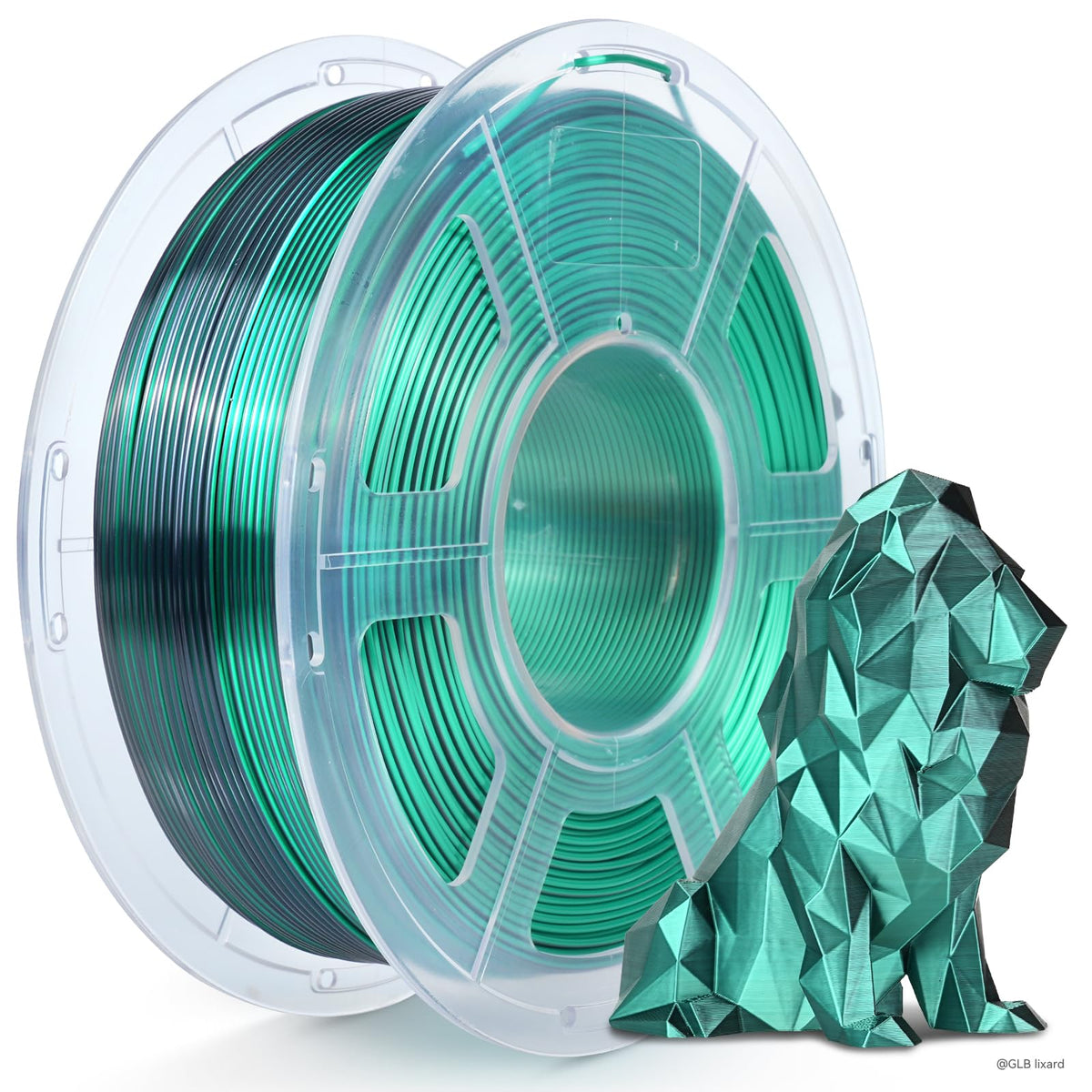 TECBEARS Matte PLA Filament 1.75mm, 600mm/s Rapid Print, 1kg Sky Blue