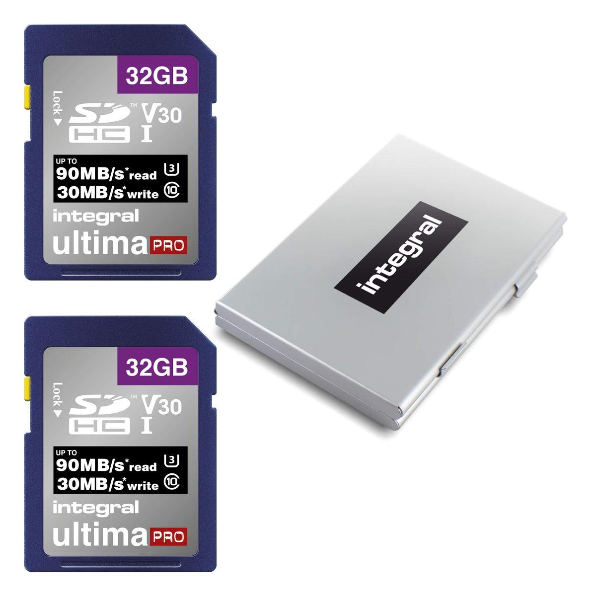 Integral 64GB SD Card 4K Ultra-HD Video High Speed SDXC V30 UHS-I U3 Class 10 Memory Card up to 100MB/s, Color May Vary