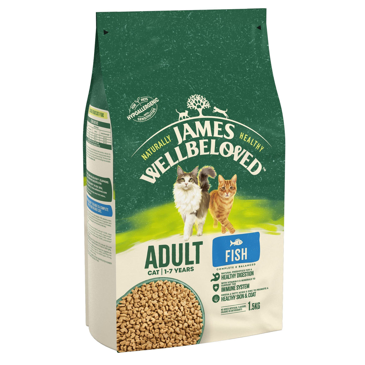 James Wellbeloved Hypoallergenic Dry Cat Food for Adult Cats Turkey 4 kg