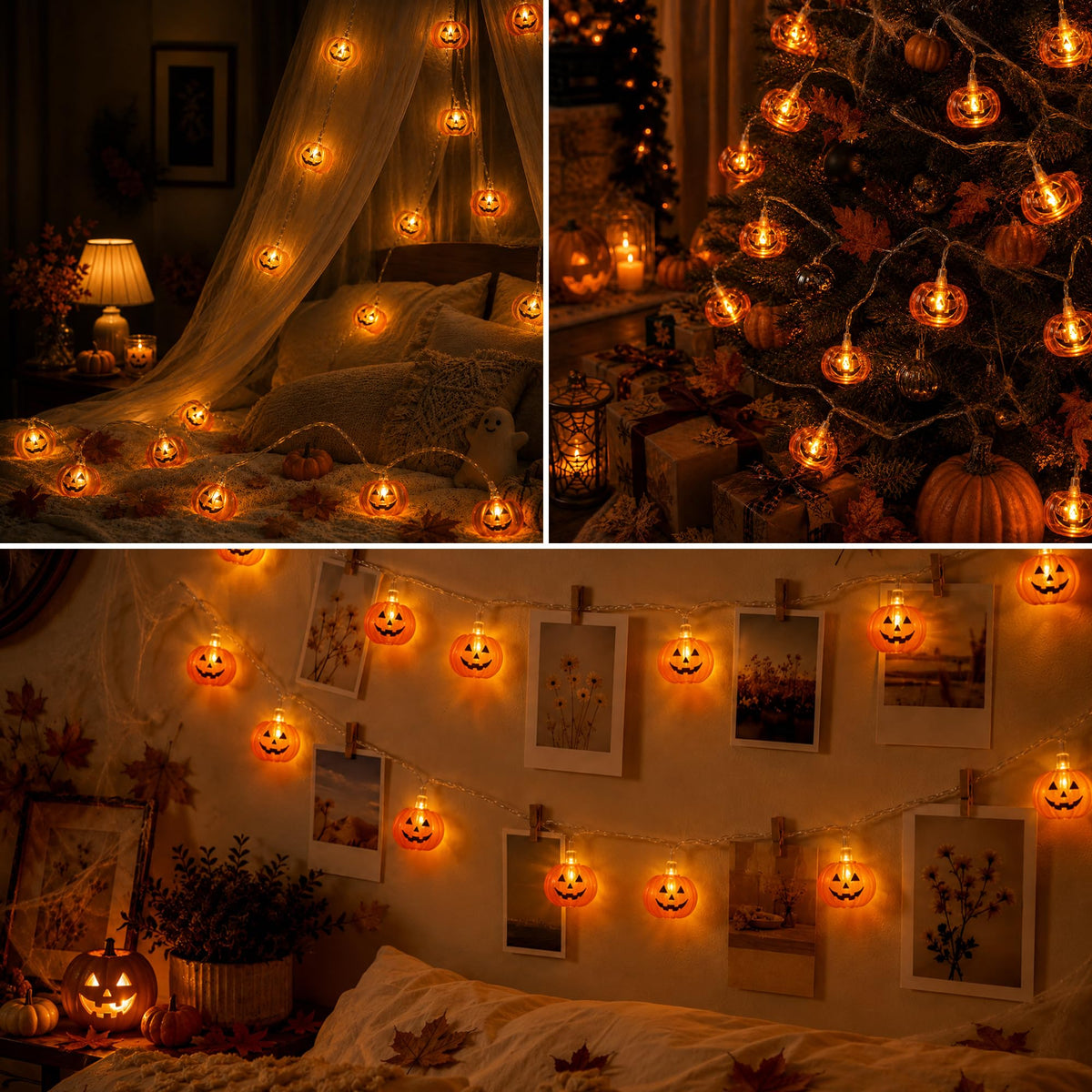 Fulighture Fairy Lights Battery Operated: 5m 16ft 40LED Snowflake