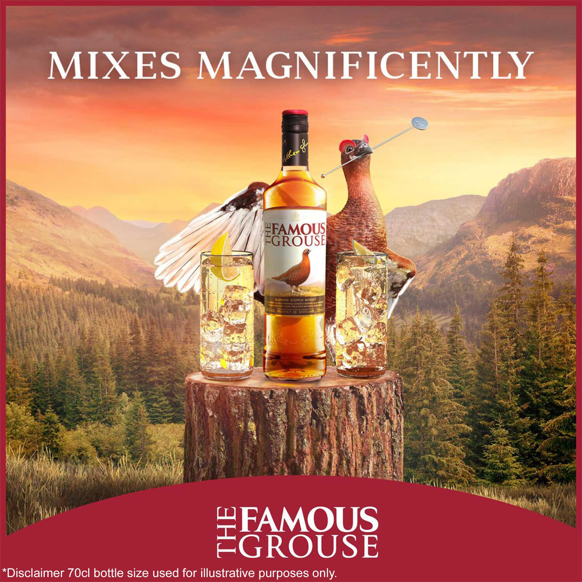 The Famous Grouse Finest | Scotch | Blended Whisky | Dried Fruit & Soft Spices | Scotland's Favourite Whisky for Over 40 Years | 40% ABV | 35 cl